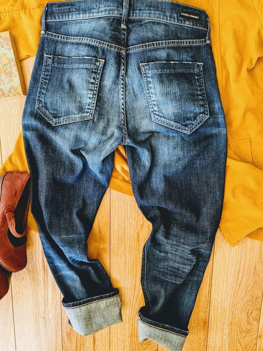 Citizens of Humanity Dylan Drop Rise Cropped Jeans 26 / Jean court Dylan T26 - Picture 3 of 10